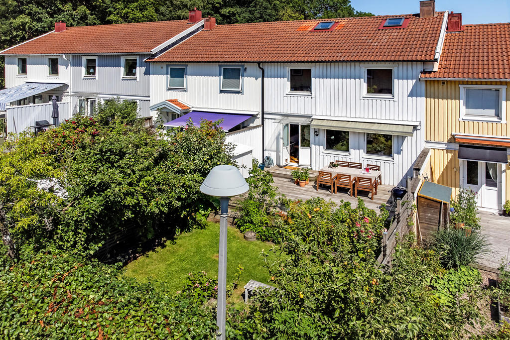 Fin inramad trädgård