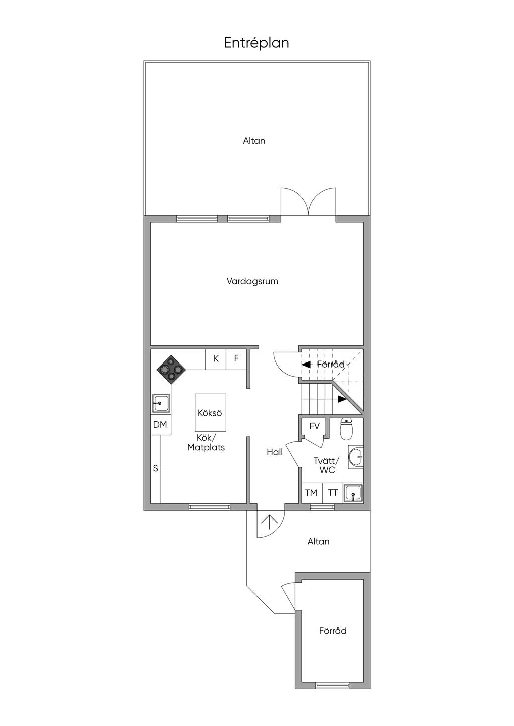 Planlösning Entréplan