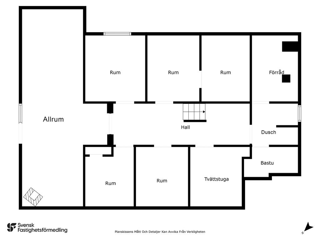 Planritning källarplan
