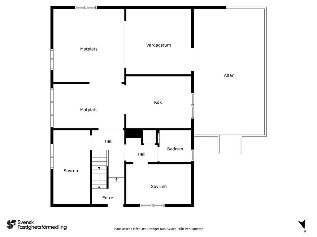 Planritning första plan