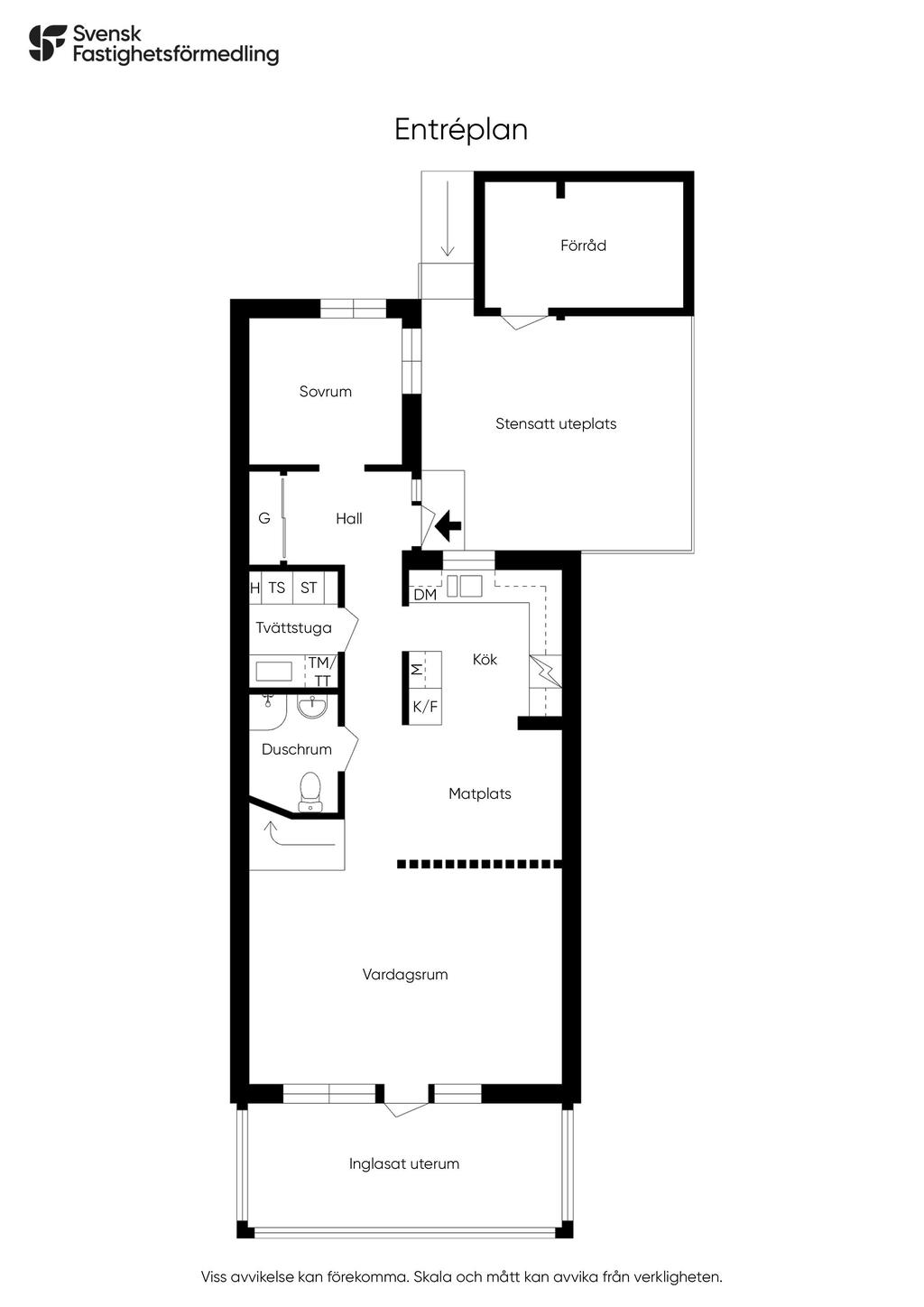 Planlösning entréplan