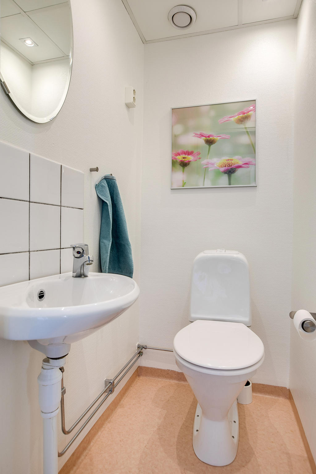 Trivsam gästtoalett