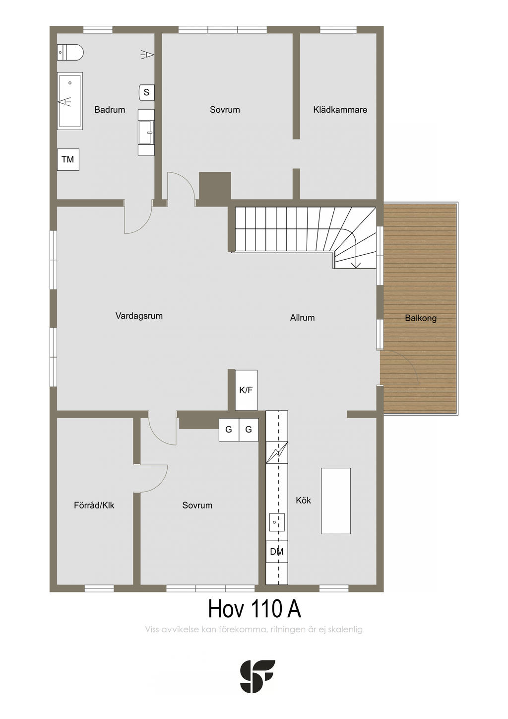 Övre plan Hov 110 A