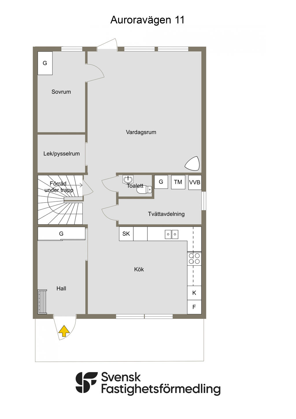 Planlösning entréplan