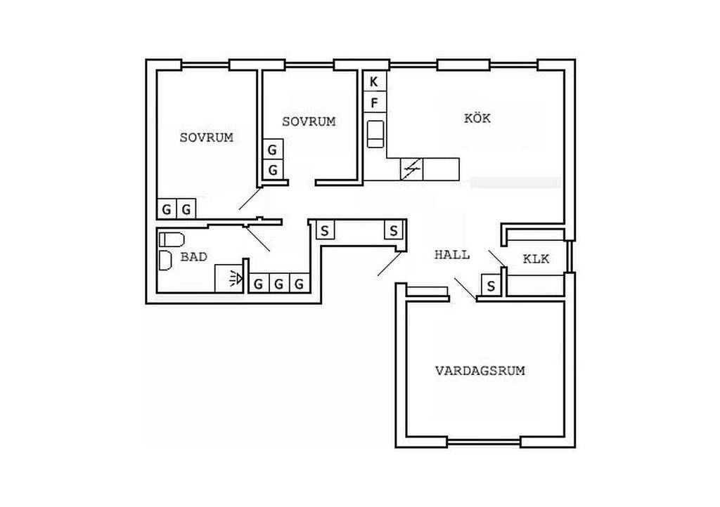 Planritning lägenhet 1008