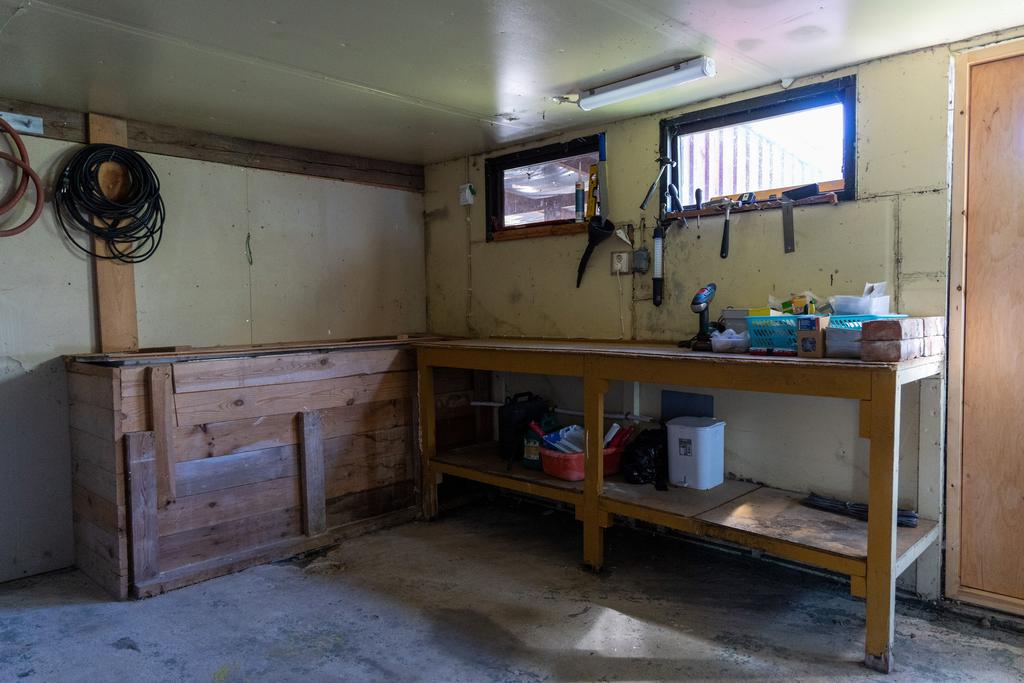 Verkstad vid garage