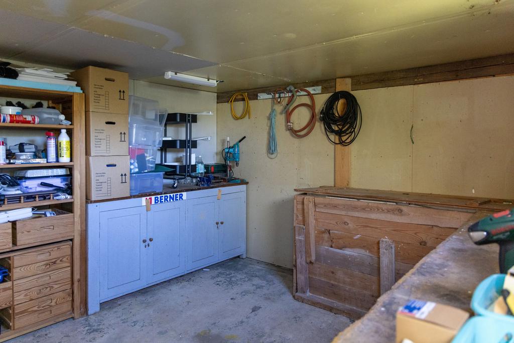Verkstad vid garage