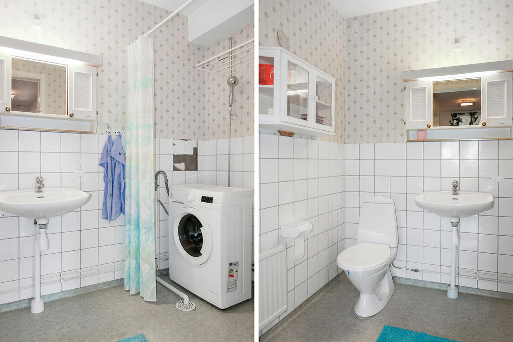 Wc/tvättrum/möjlighet till badrum