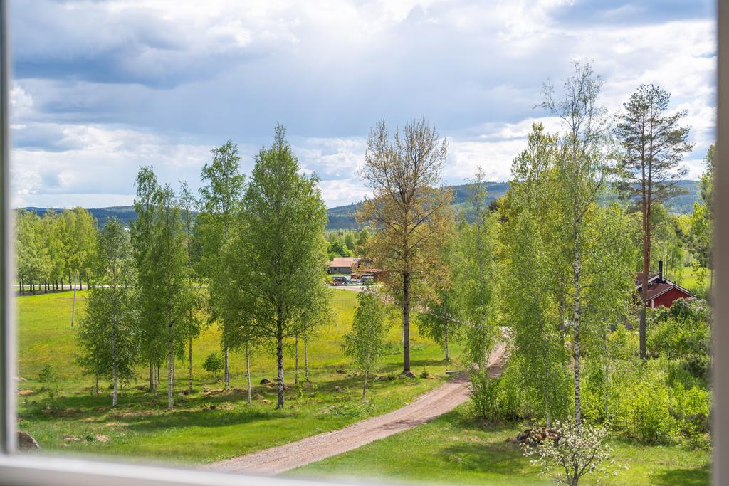 Utsikt från sovrumsfönstret
