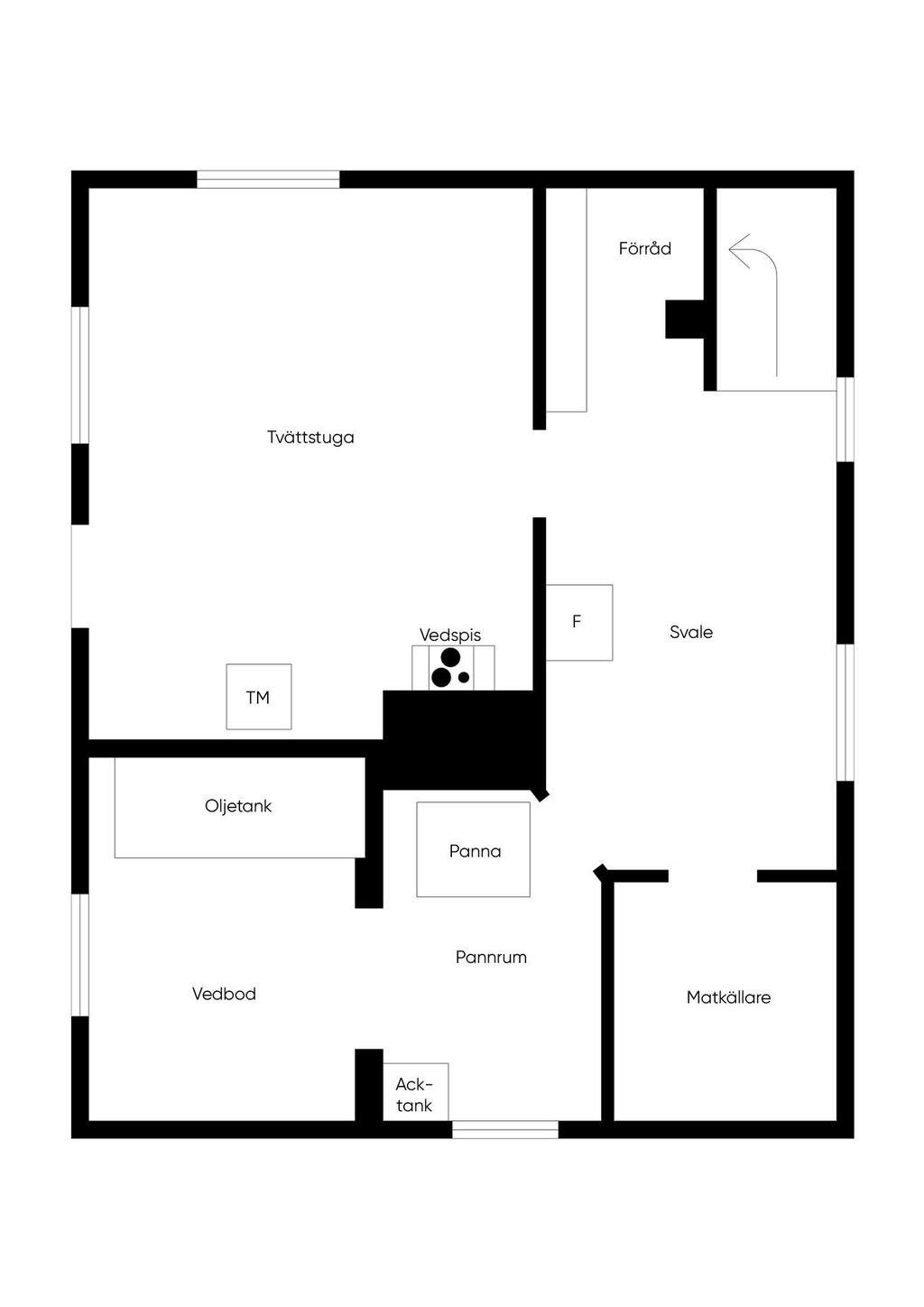 Planlösning Källarplan