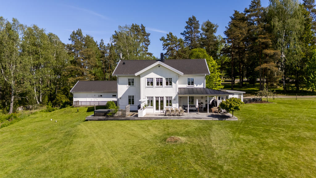 Villan är byggd på lösvirke