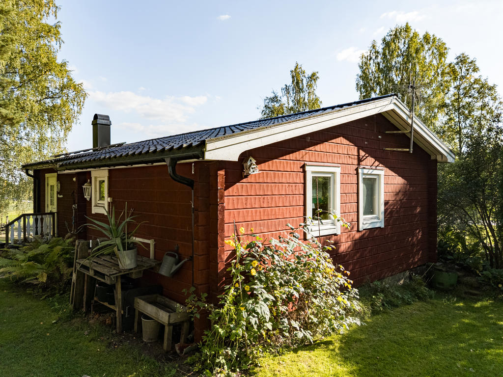 Huset sett från baksidan
