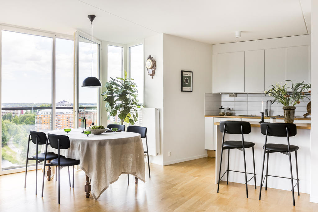 Öppen, modern planlösning