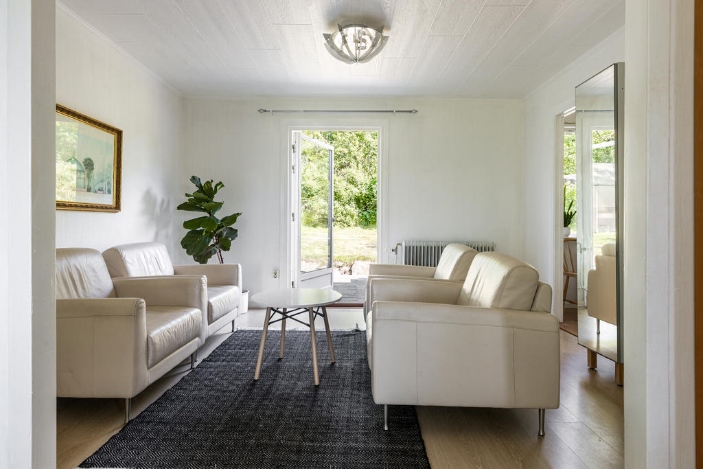 Utgång till trädgården