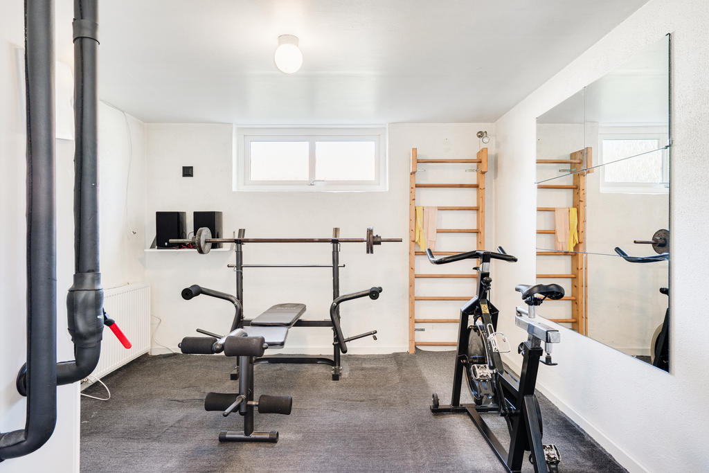 Hobbyrum - Används idag som gym. 
