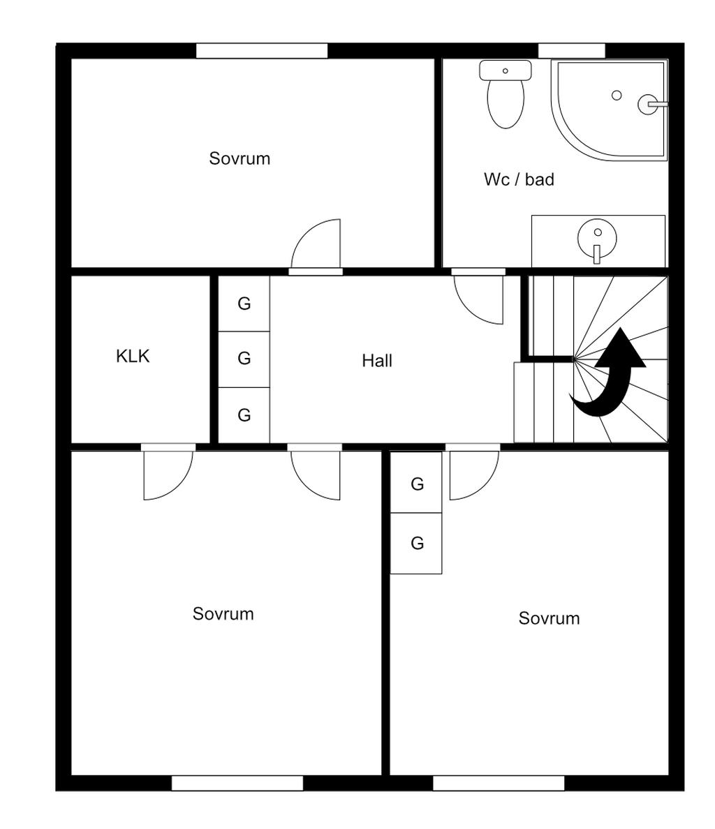 Övre plan