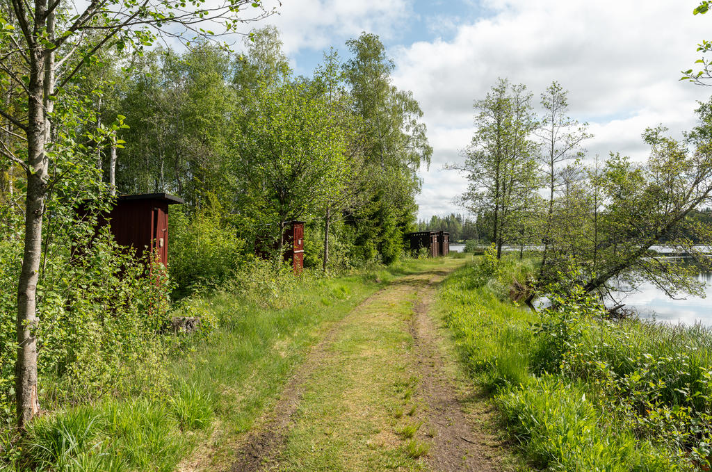 Väg mot badplats
