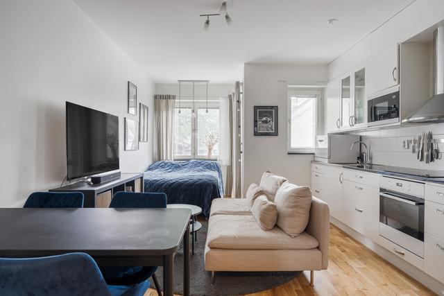 Yteffektiv etta om dryga 28 kvm