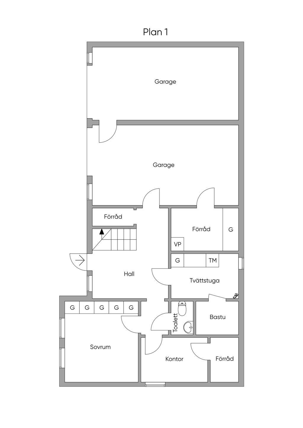 Suterrrängplan