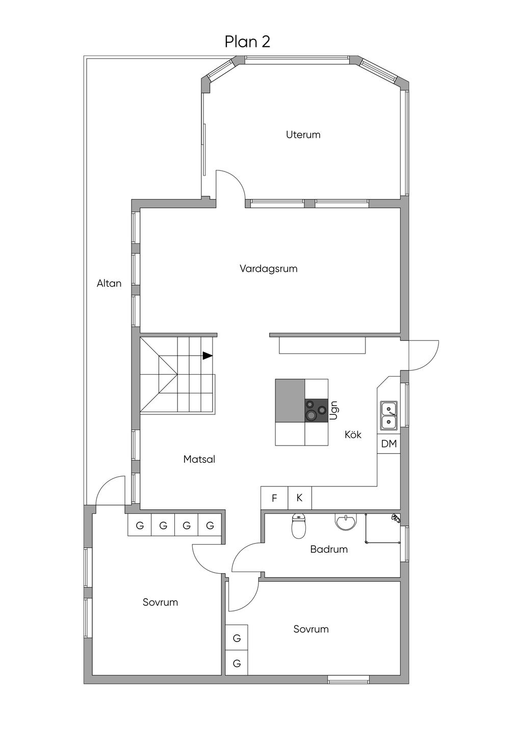 Övre plan