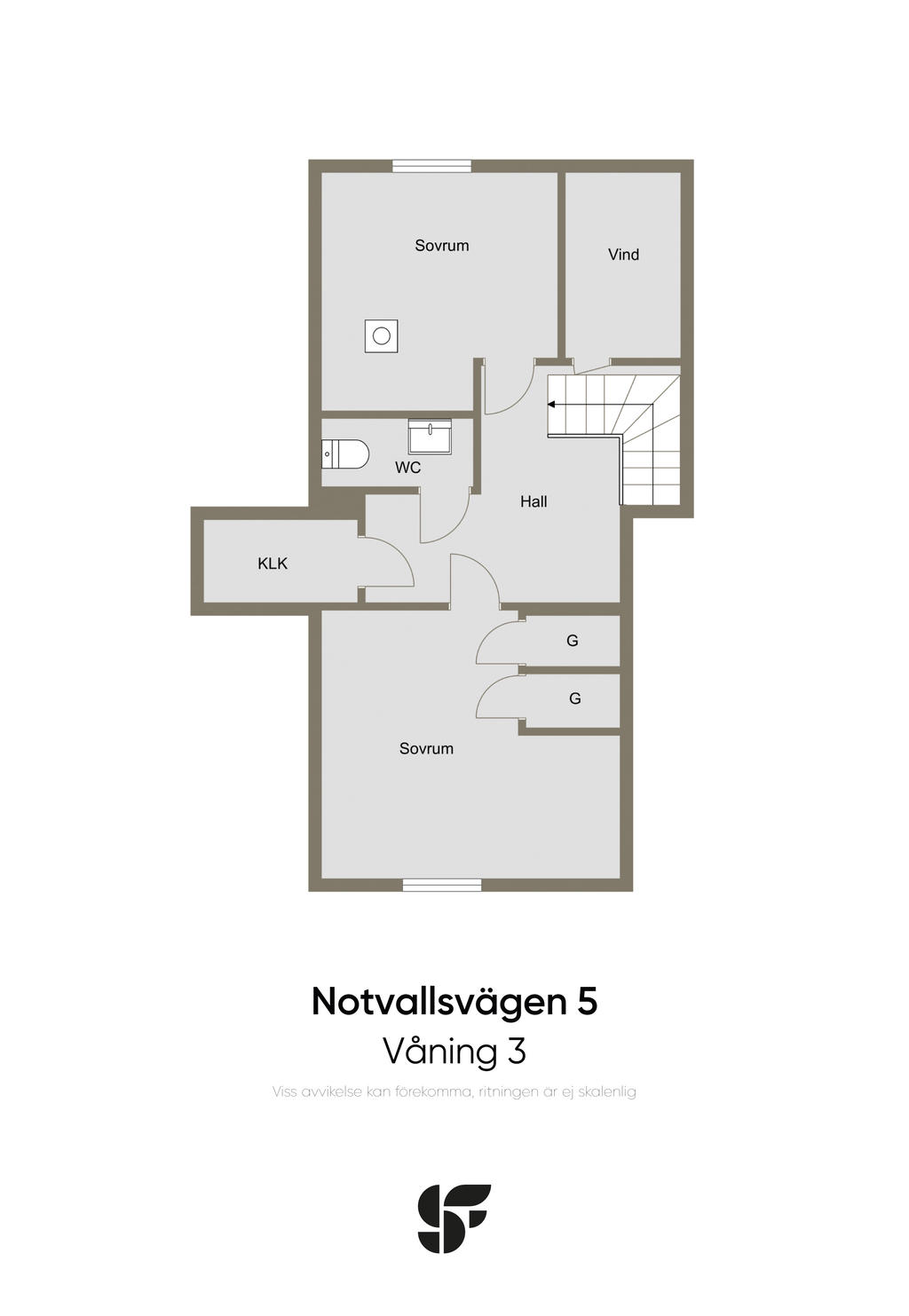 Våning 3 - Övre plan