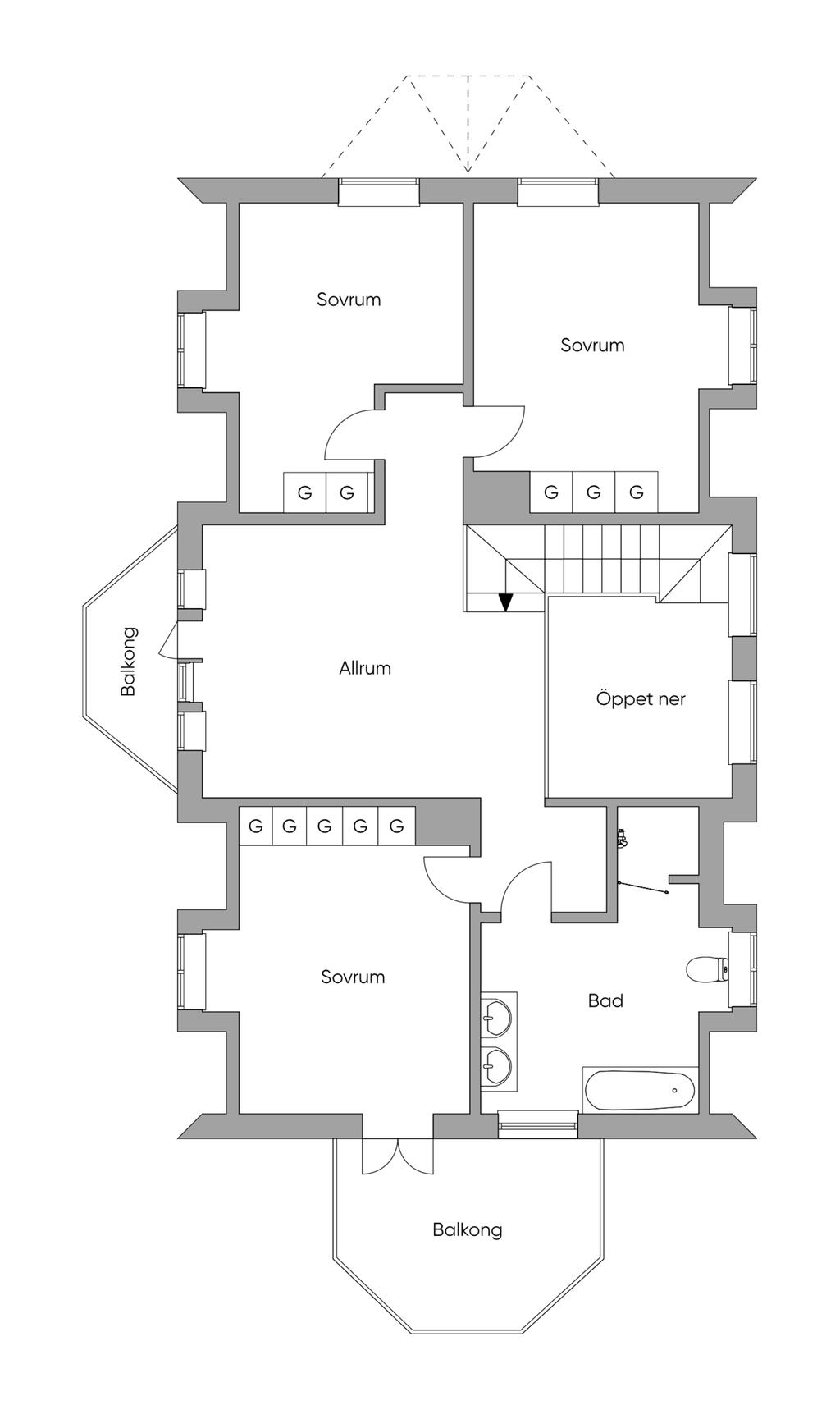 Övre plan
