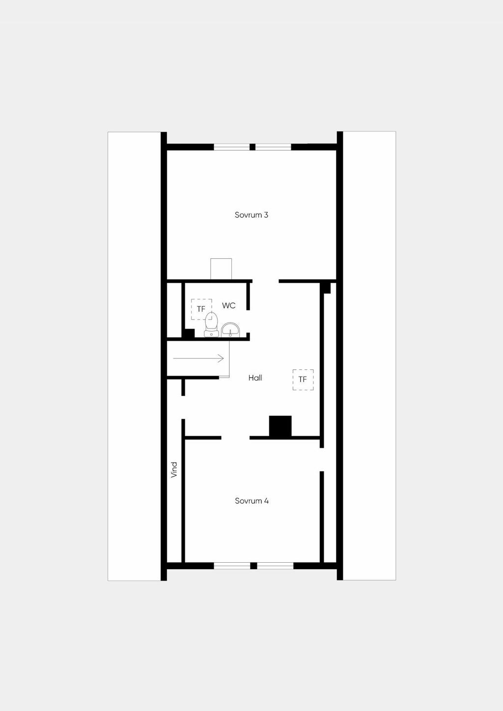 Övre plan.