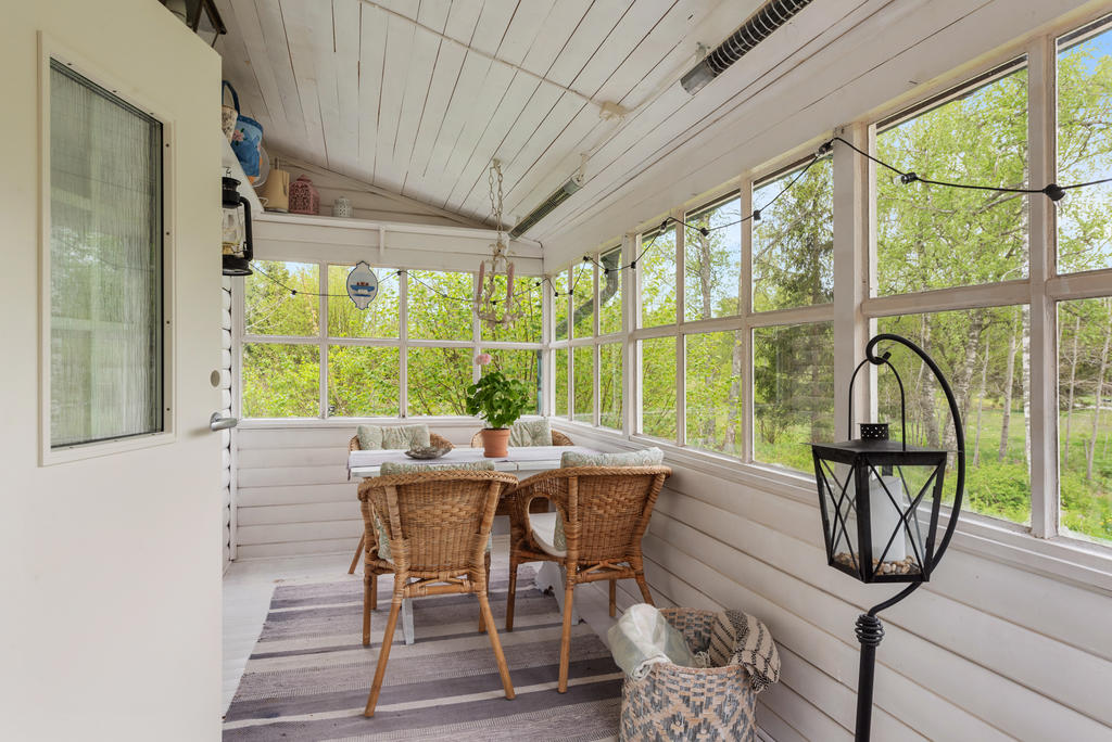 Inglasad veranda