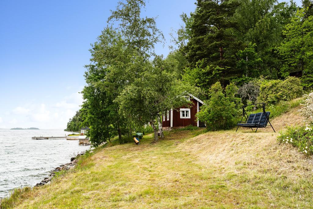 Gräsyta nere vid stranden