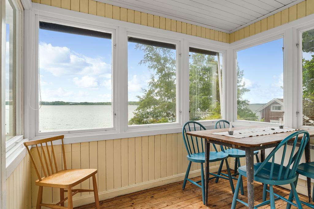 Glasveranda med fantastisk utsikt