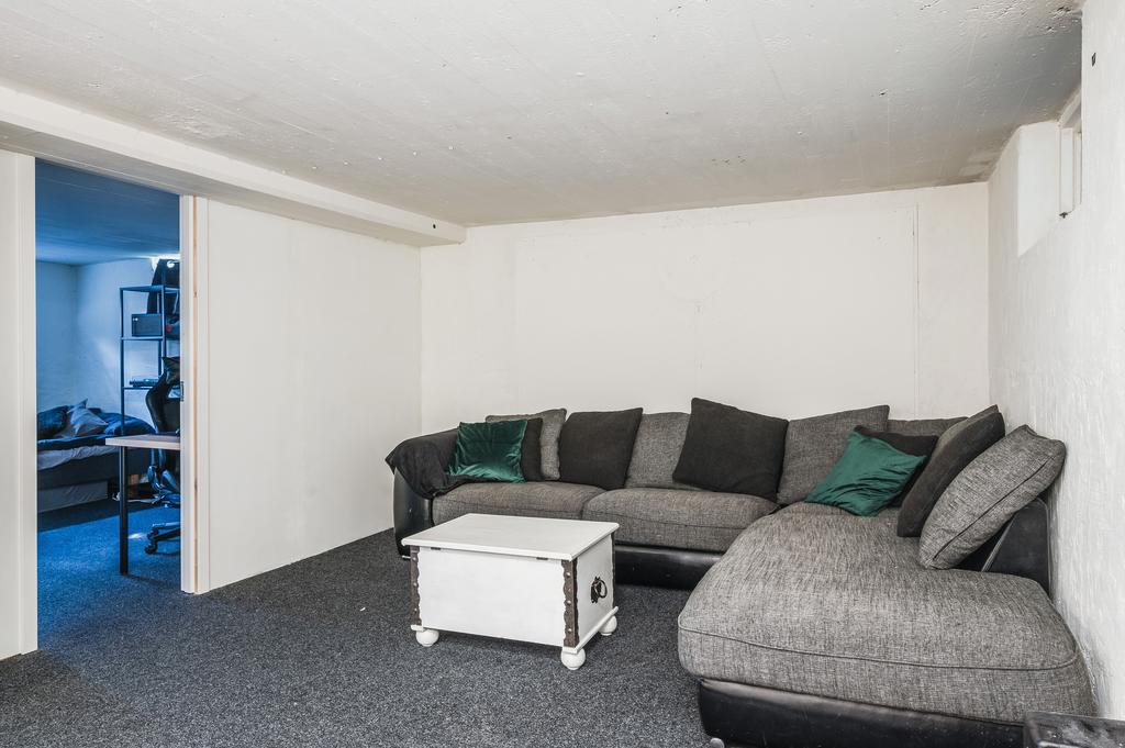 Gästrum på källarplan 