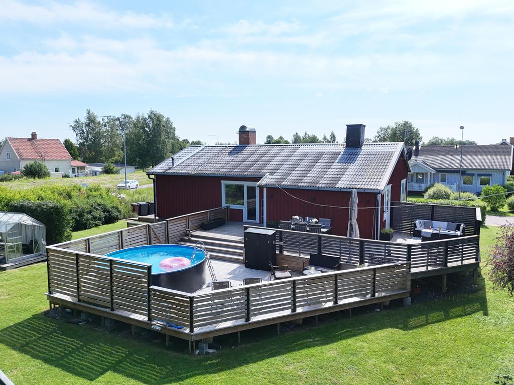 Stor altan i två etage!
