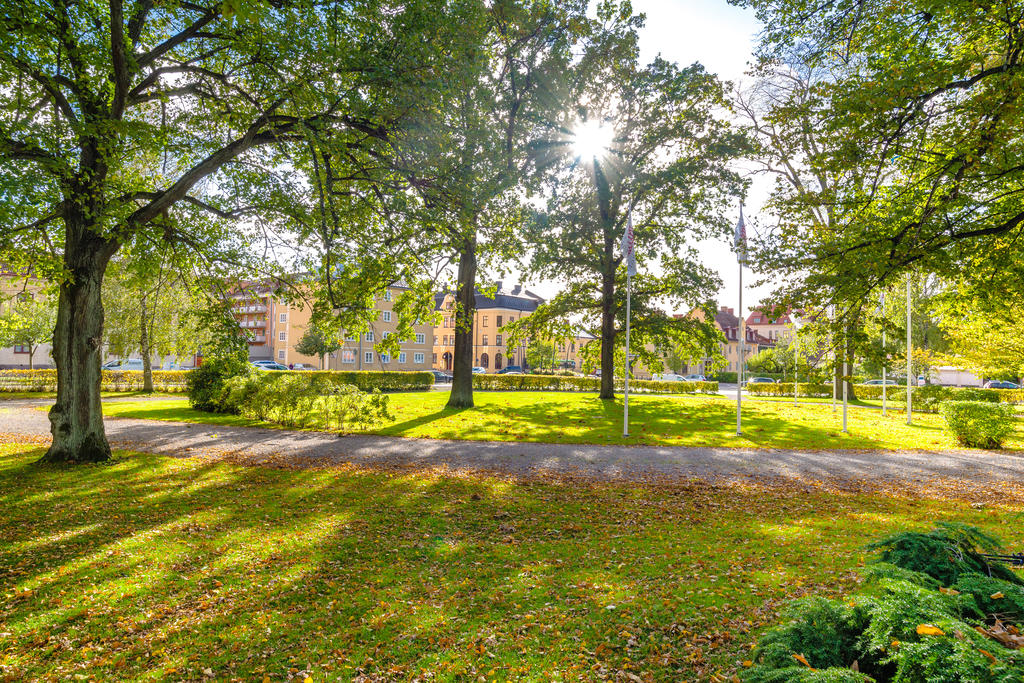 Intilliggande landstingsparken