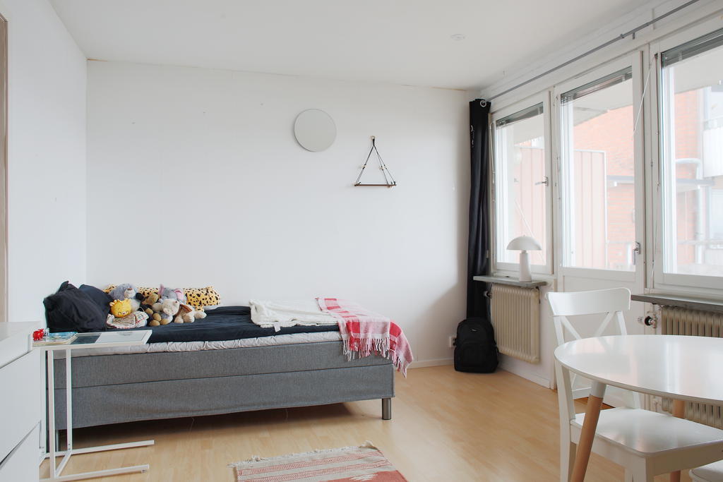 Plats för säng och övrigt möblemang 