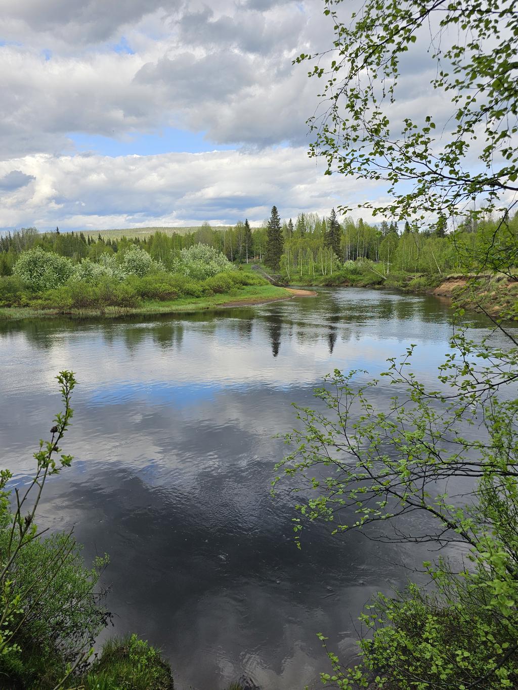 Utsikt Skrövån från tomt