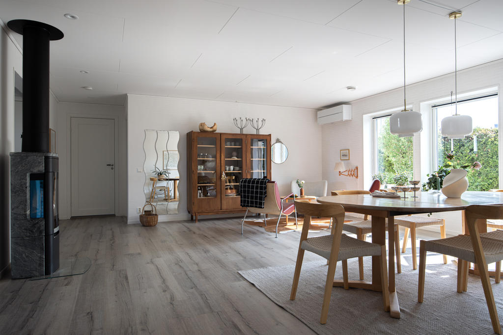 Värmande braskamin 