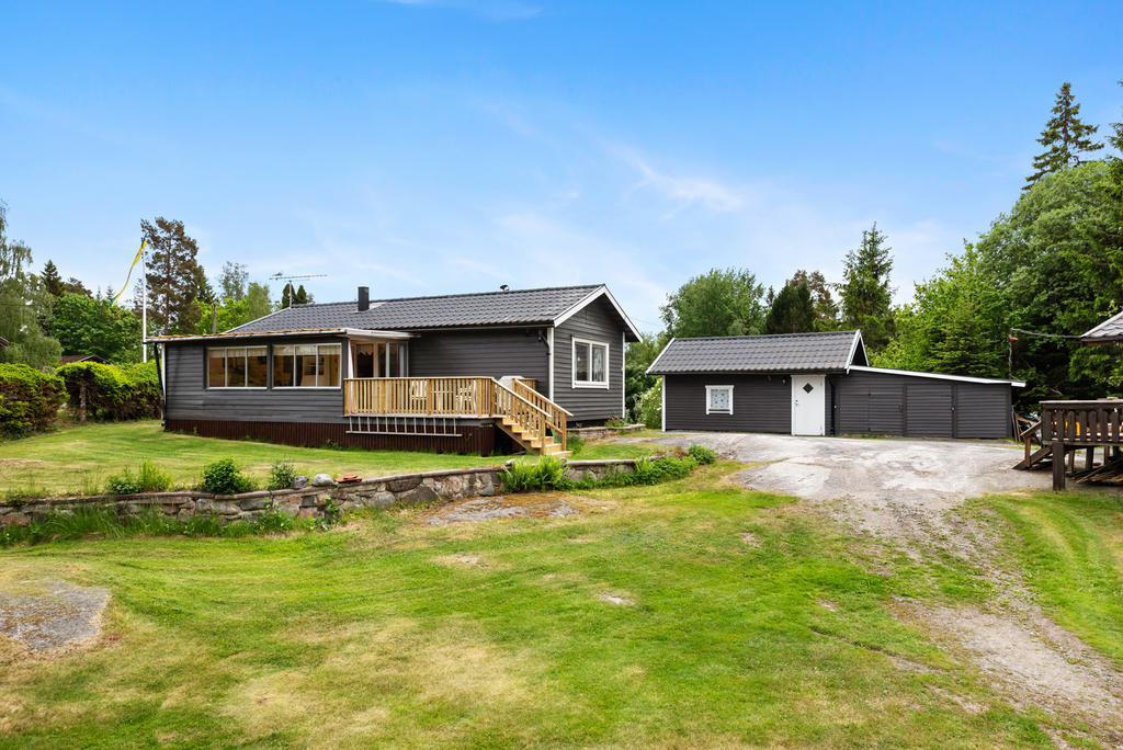 Baksidan av huset