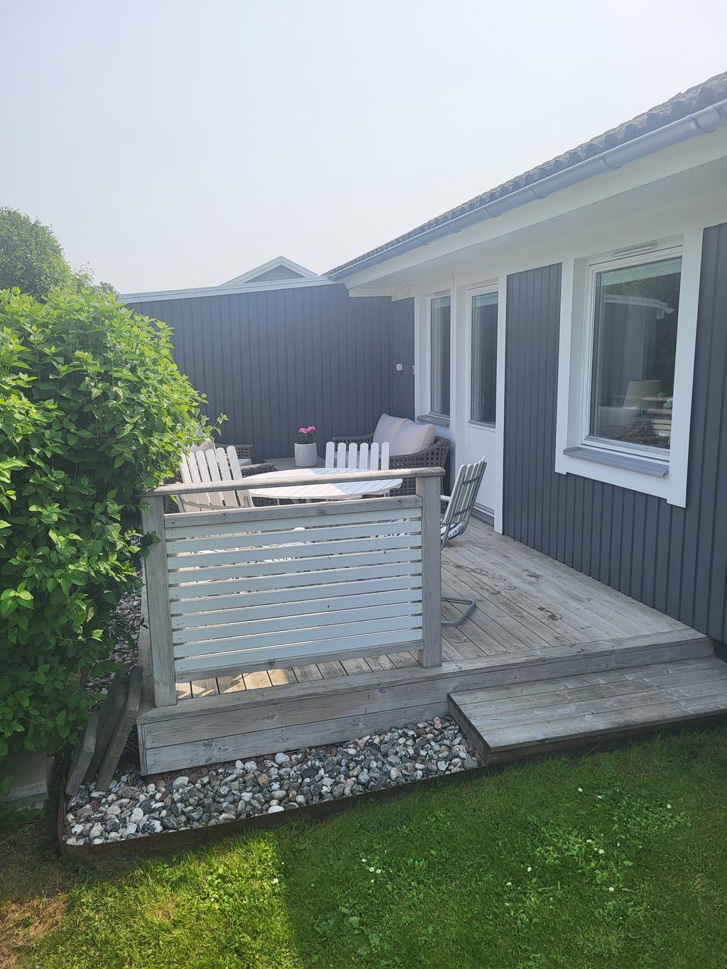 Uteplats mot norr