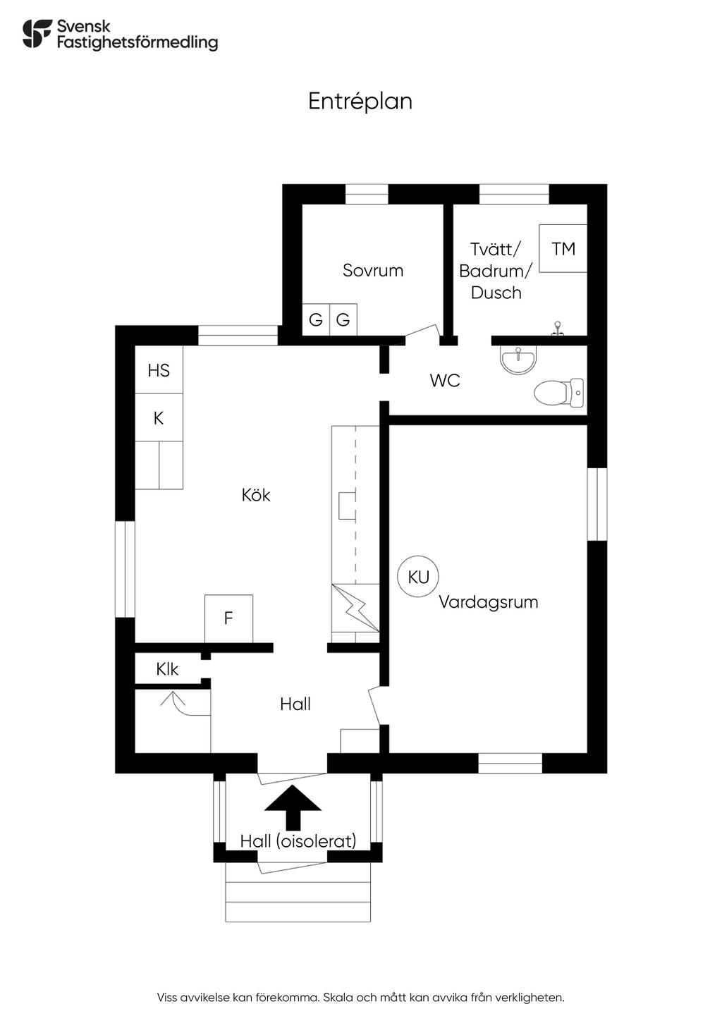 Planlösning - Entréplan