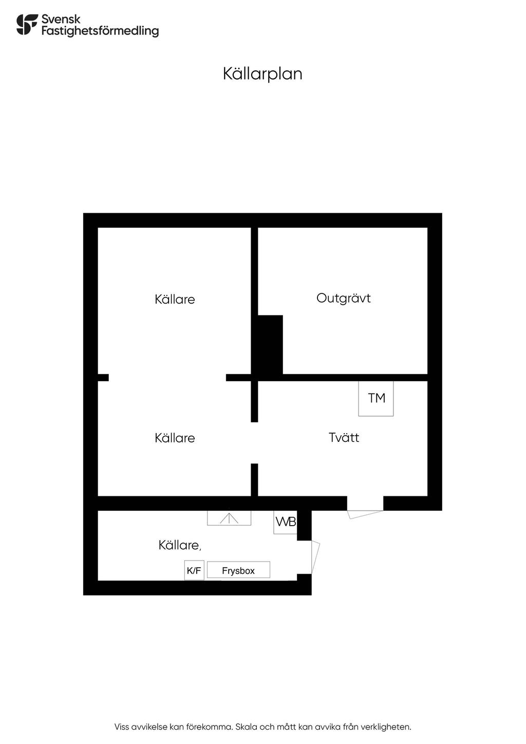 Planlösning - Källarplan