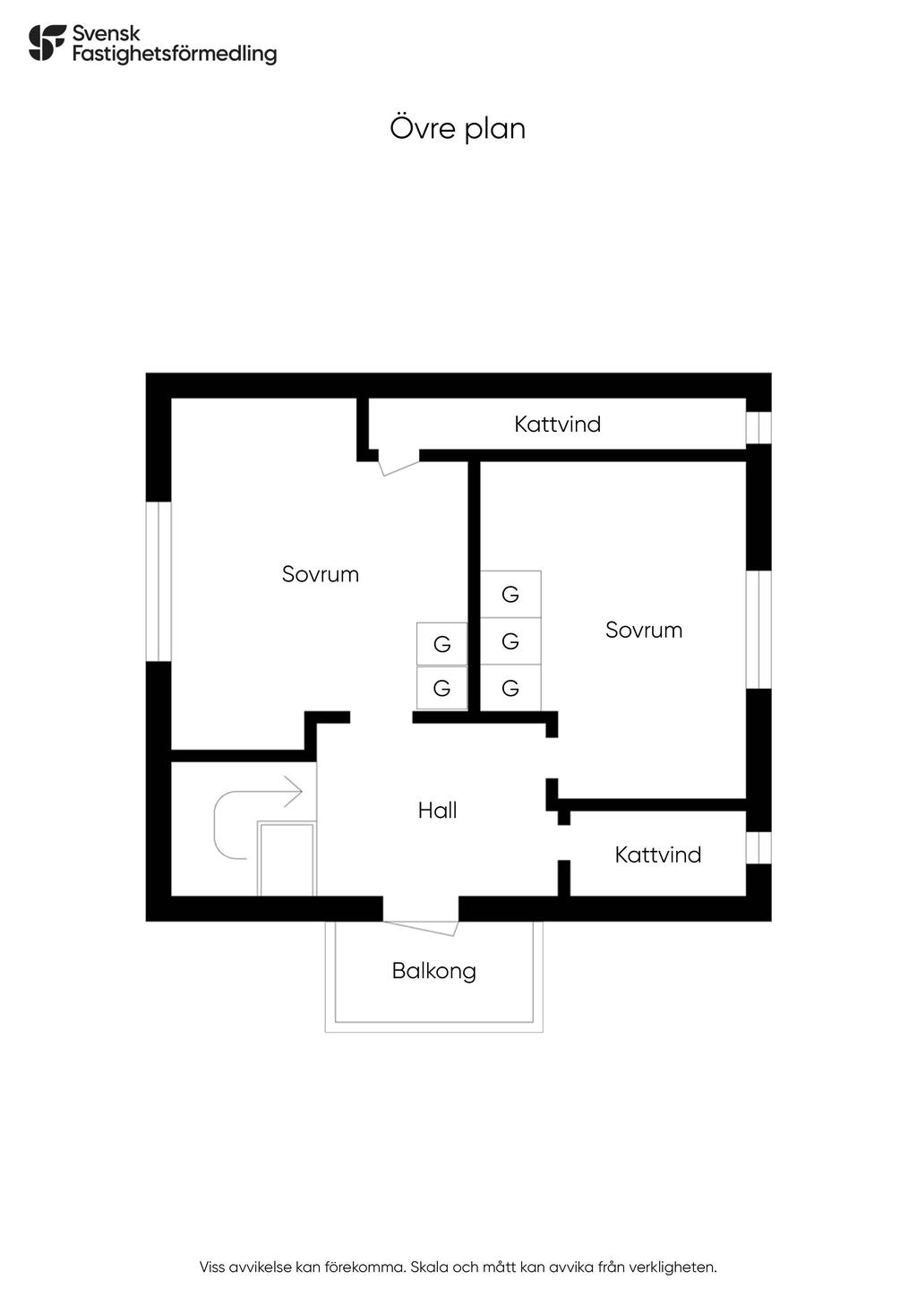 Planlösning - Övreplan