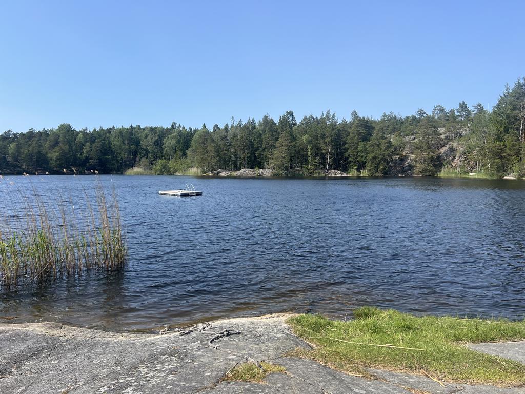 Badplats i Bodatorpssjön