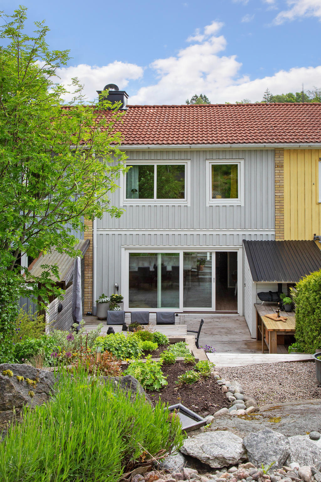 Baksidan nyttjas flitigt sommar, vår och höst