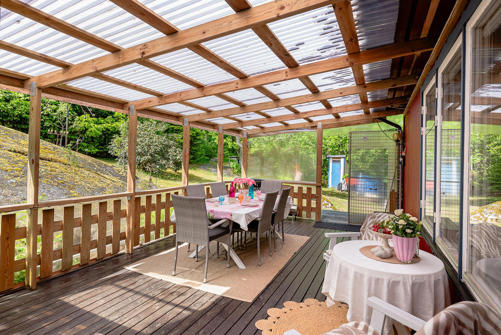 Taklagd altan i söderläge