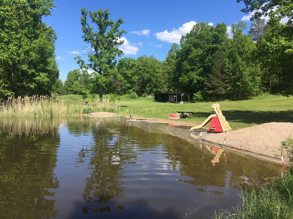 Stora badplatsen i Fornbo