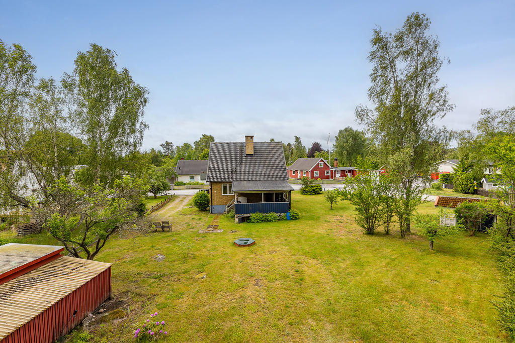 Stor trädgård