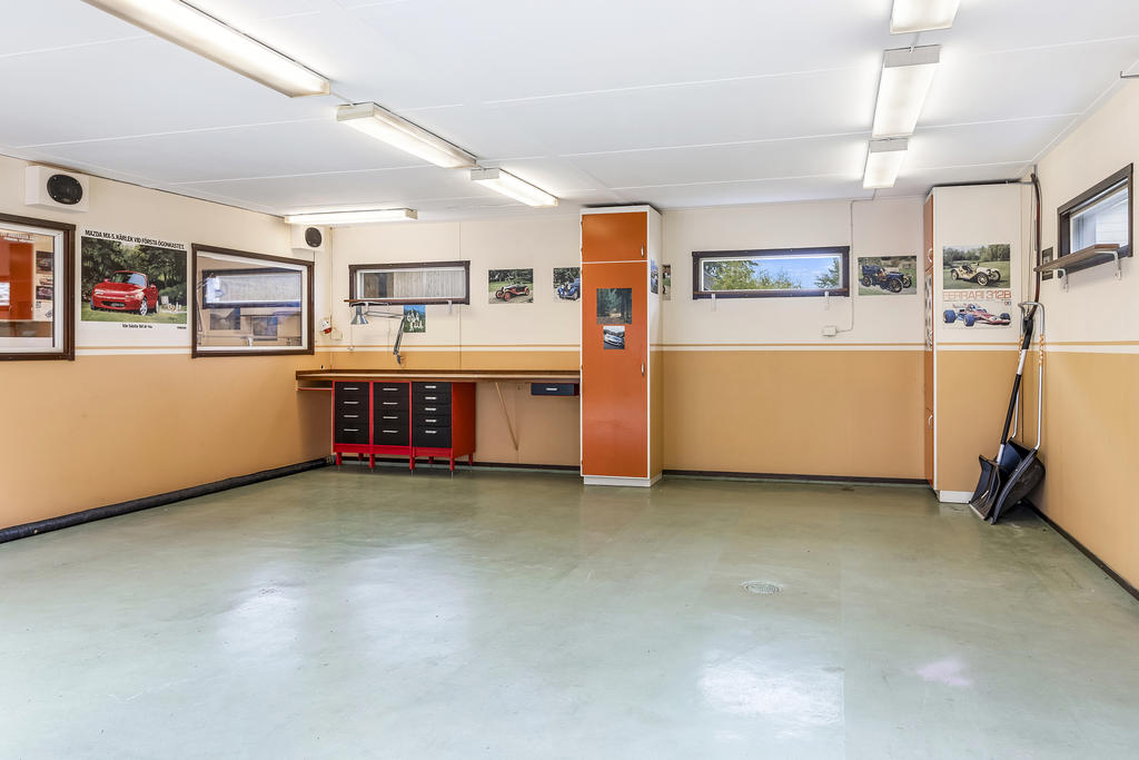 Rymligt garage
