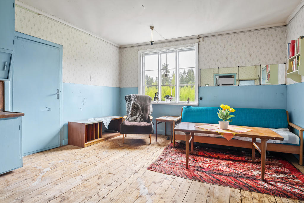 Äldre kök på övre våningen