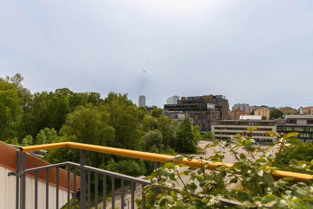 Vy från balkong