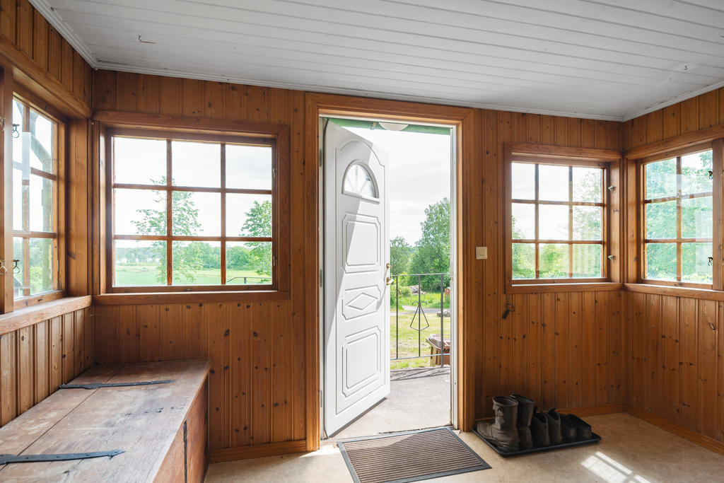 Mysig veranda/hall